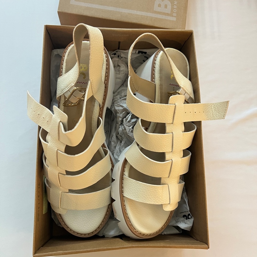 White fisherman Sandals